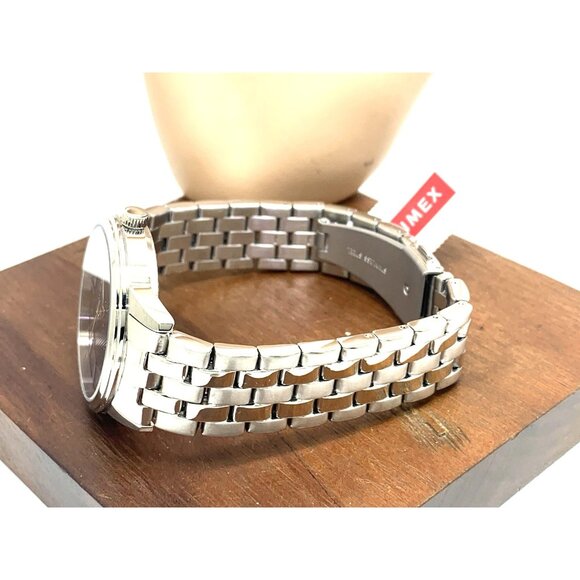 Timex Men's Watch TW2T59800 Quartz Blue Dial Silver Tone Stainless Steel 40mm - Picture 9 of 14